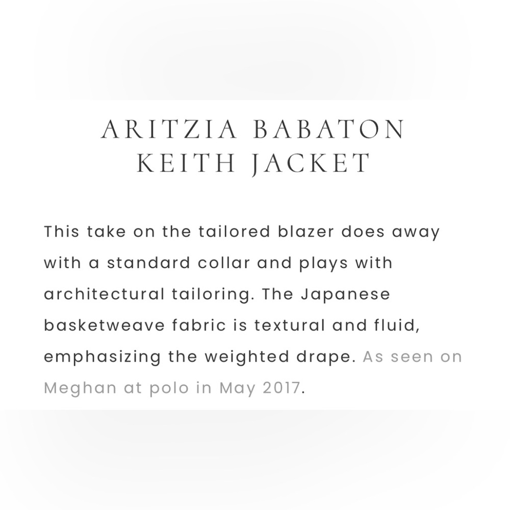 Babaton Black Open-Front Tailored Blazer NWOT size 0 - Picture 3 of 9